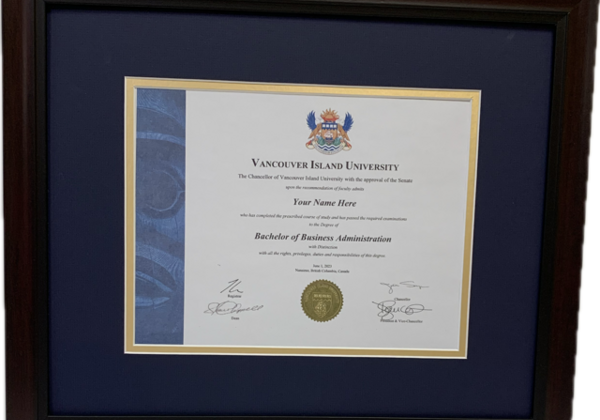 Diploma frame
